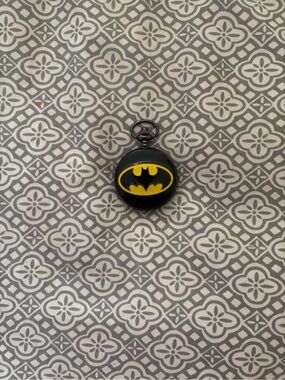 Batman Logo Black and Yellow pocket Accent watch